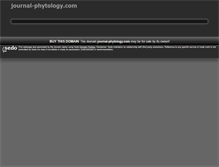 Tablet Screenshot of journal-phytology.com